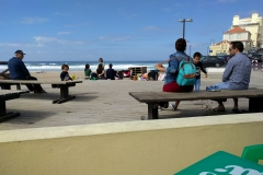 Sonntagnachmittag vor der Bucht von "Praia das Maçãs"