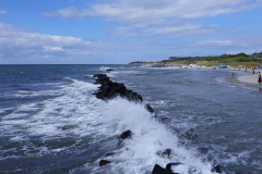 Die Wellenbrecher vor Wustrow