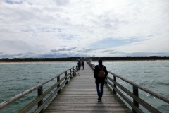 Küstenpanorama: Seebrücke in Prerow, Mecklenburg VP, Ostern 2014