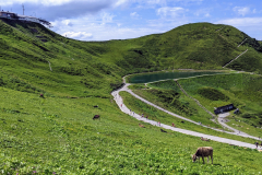 Gipfelstation der Kanzelwandbahn mit dem Riezler Alpsee