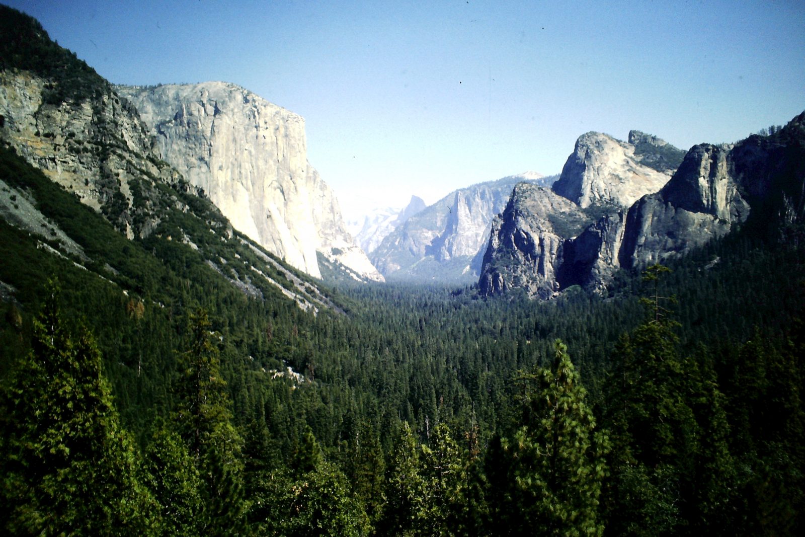 Gescanntes Dia von 1982: El Capitan Yosemite National Park